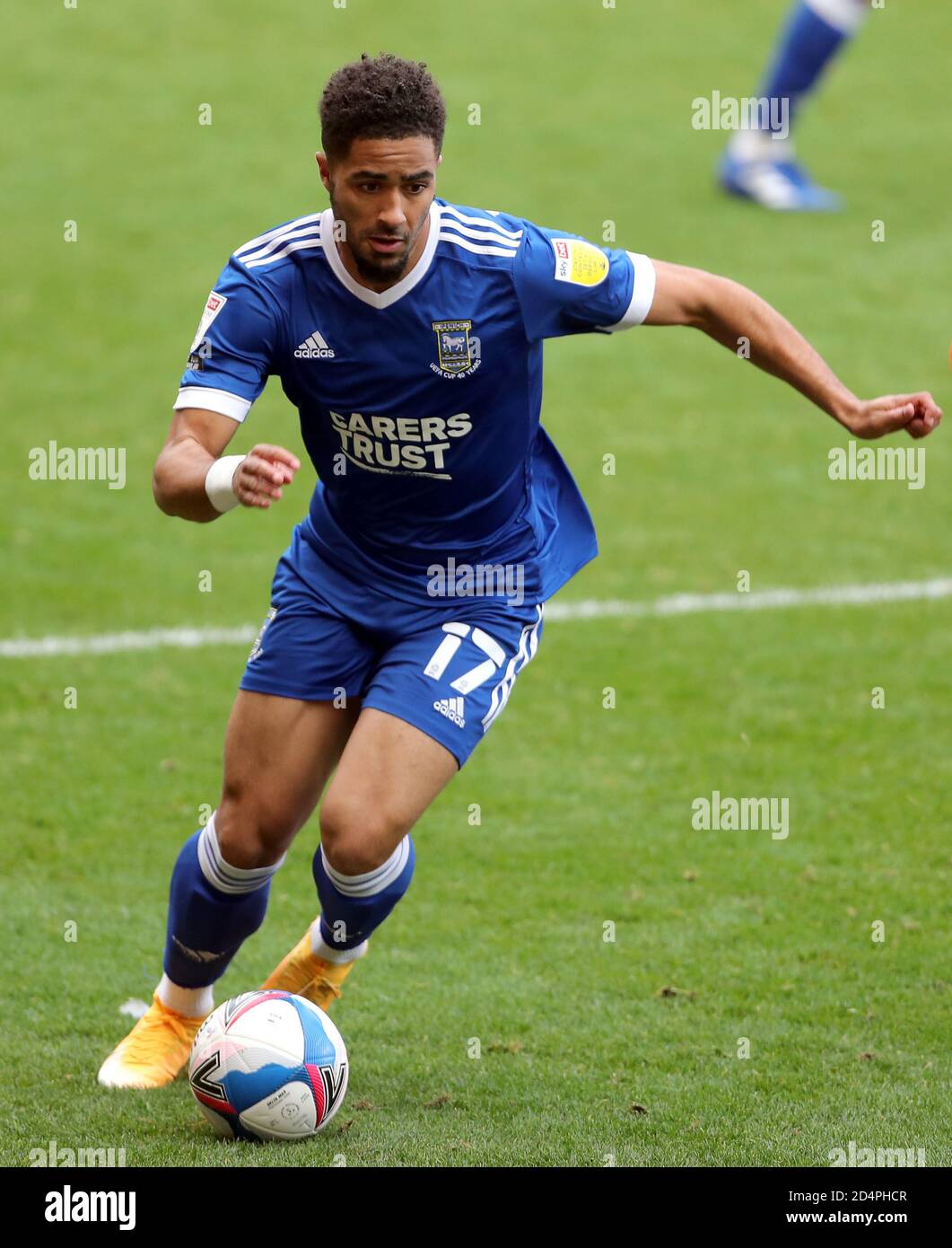 Ipswich Town’s Keanan Bennetts during the Sky Bet League One match at Bloomfield Road, Blackpool. Stock Photo