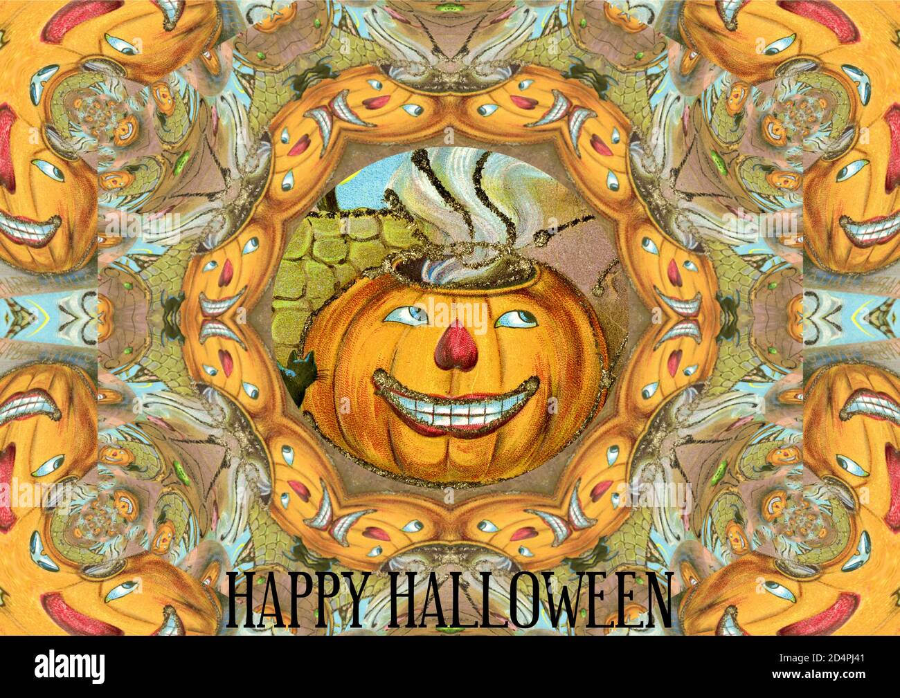 Vintage halloween scenes with a contemporary twist Stock Photo - Alamy
