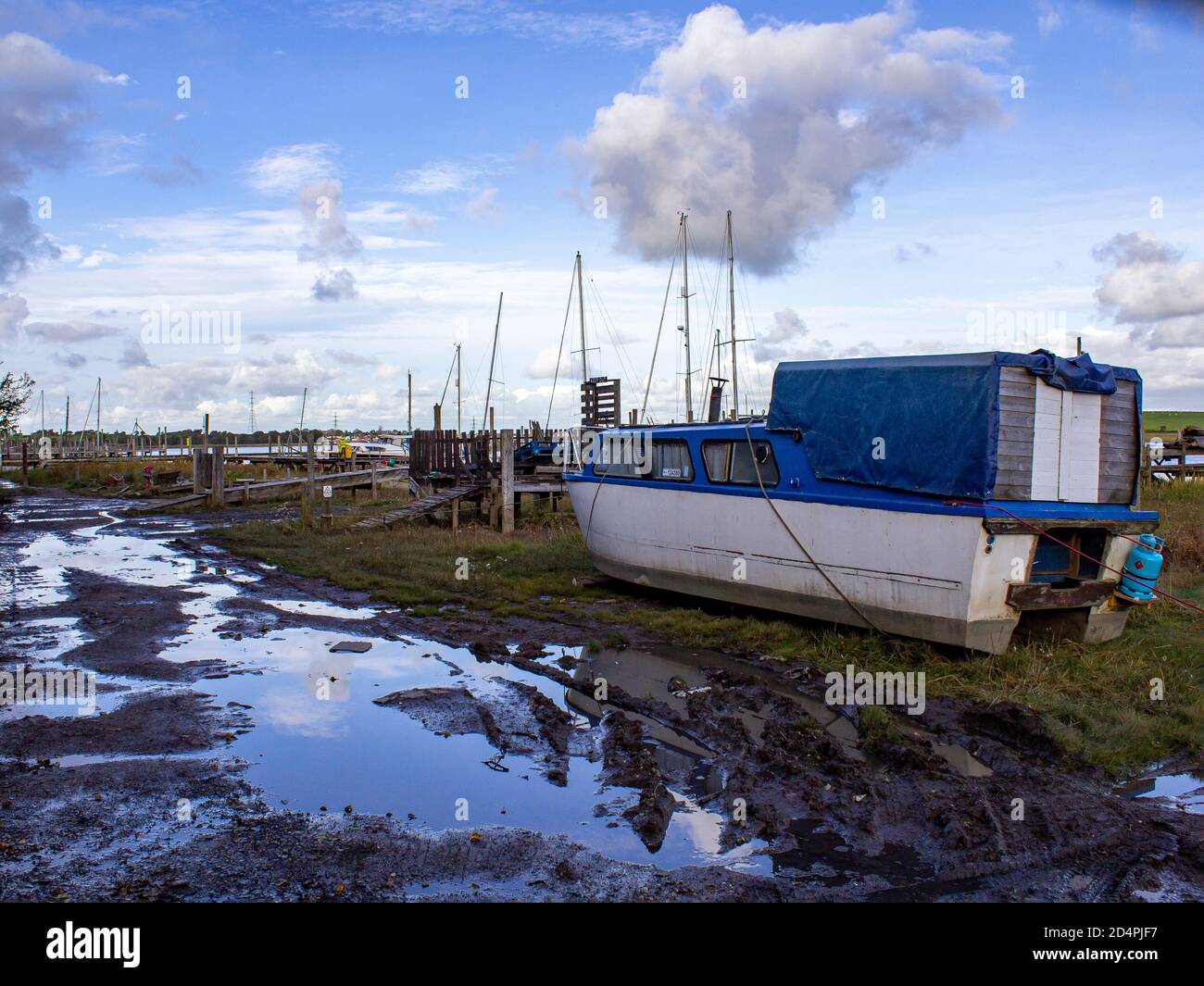 Muddy resting Place Stock Photo