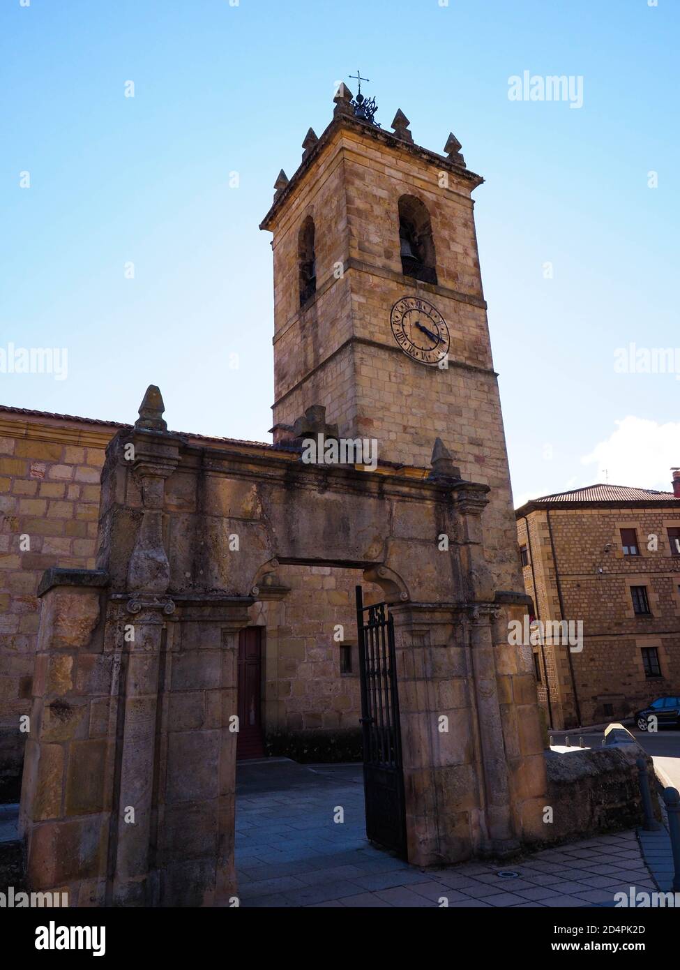Church of Quintanar de la Sierra in Burgos Stock Photo - Alamy