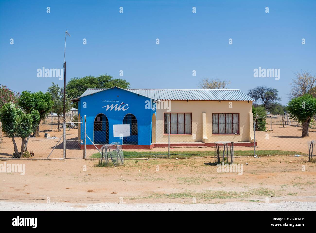 Mobile Telecommunications Company (MTC) near Coblenz, C41 road, Namibia, Africa Stock Photo