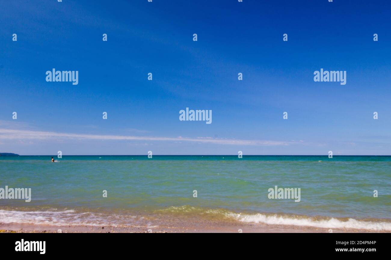 Grand Traverse Bay, Michigan Stock Photo - Alamy