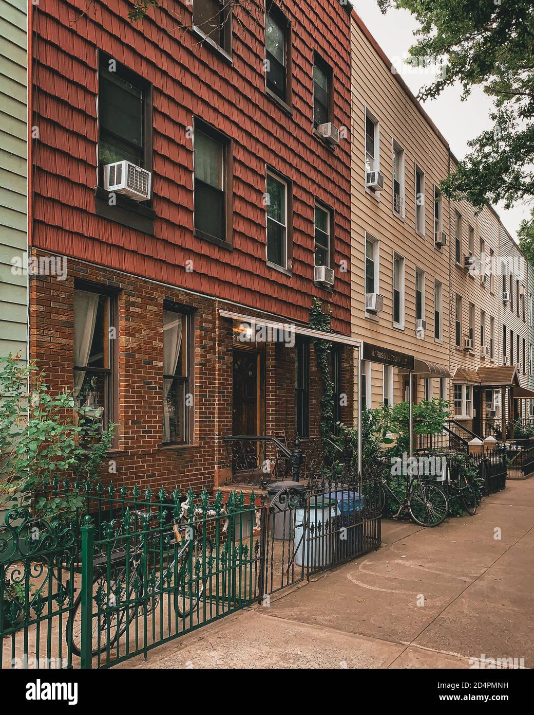 Residential buildings in Greenpoint, Brooklyn, New York City Stock