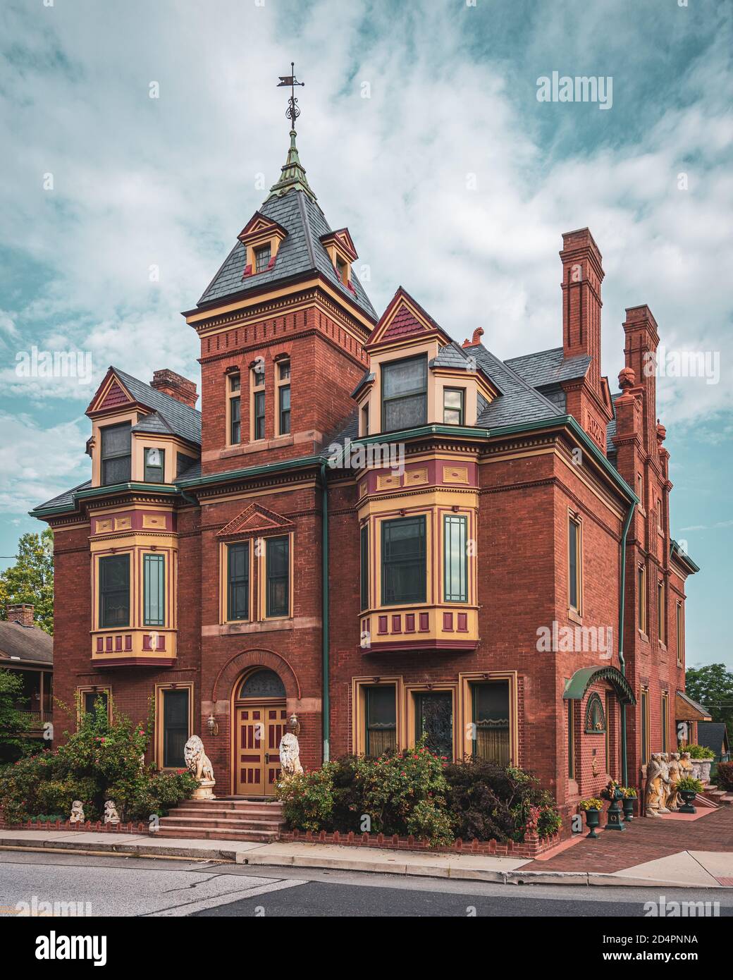 The historic DempwolfHafer House, in Abbottstown, Pennsylvania Stock