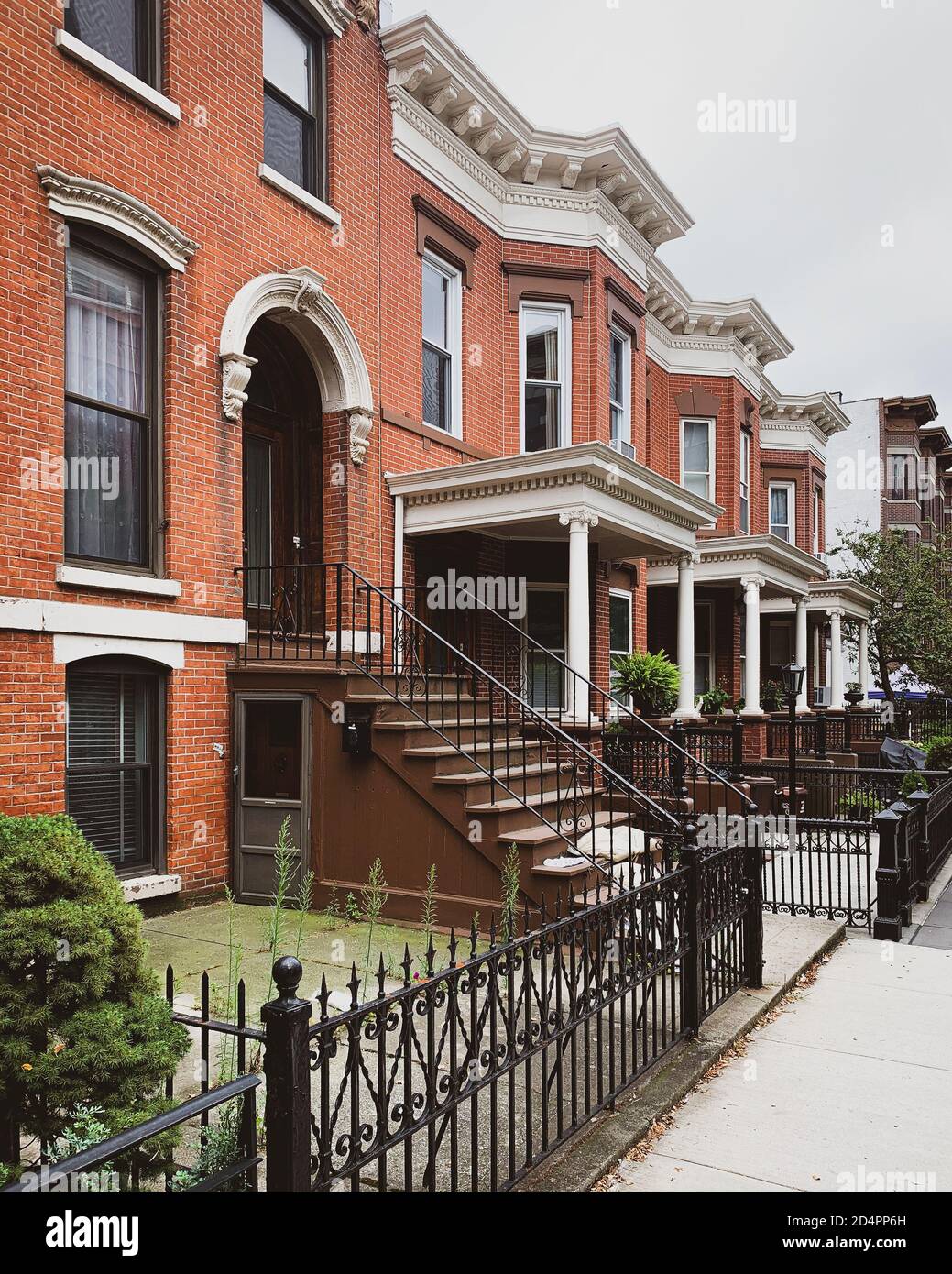 Residential buildings in Greenpoint, Brooklyn, New York City Stock