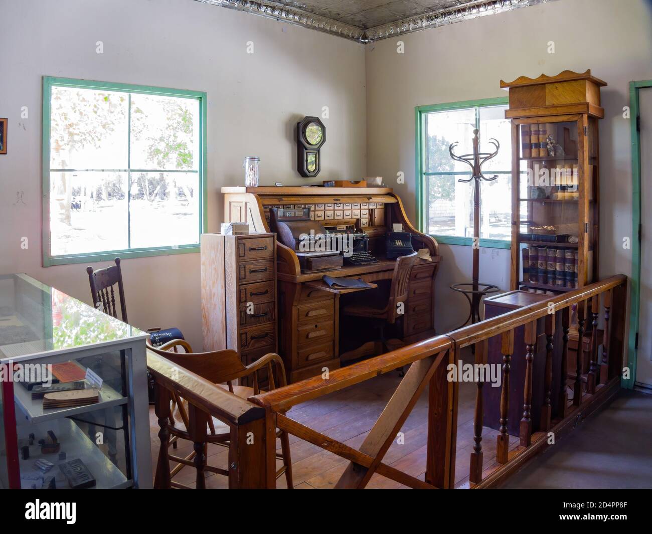 Las Vegas, SEP 26, 2020 - Historical house display in Clark County Museum Stock Photo