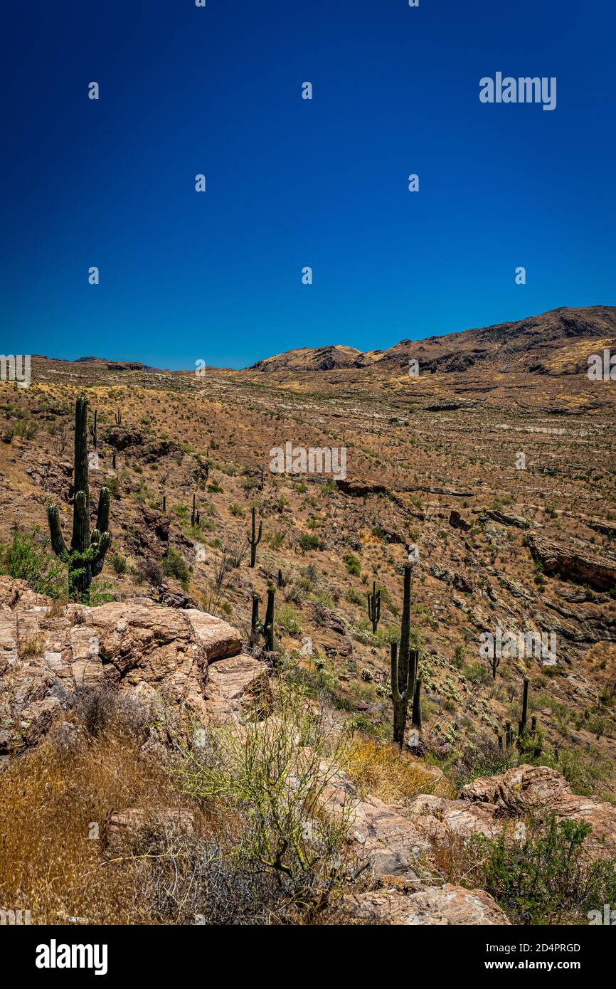 Apache Trail Scenic Drive Stock Photo Alamy