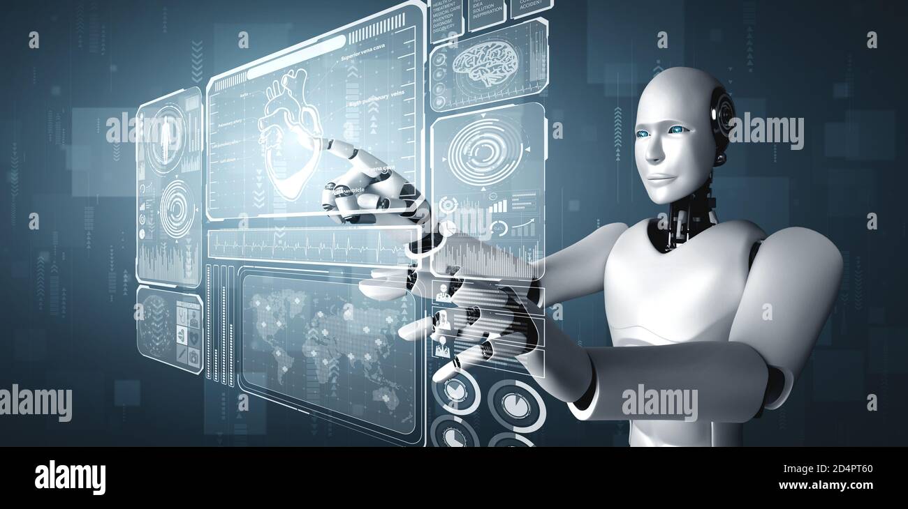Future Medical Technology Controlled By Ai Robot Using Machine Learning And Artificial Intelligence To Analyze People Health And Give Advice On Health Stock Photo Alamy Future Medical Technology Controlled By Ai Robot Using Machine Learning And Artificial Intelligence To Analyze People Health And Give Advice On Health Stock Photo Alamy