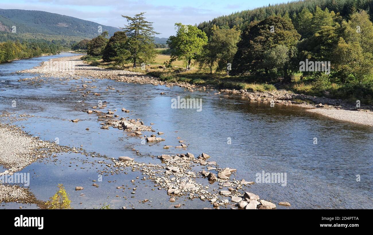 River Dee, Aberdeenshire, Scotland Stock Photo