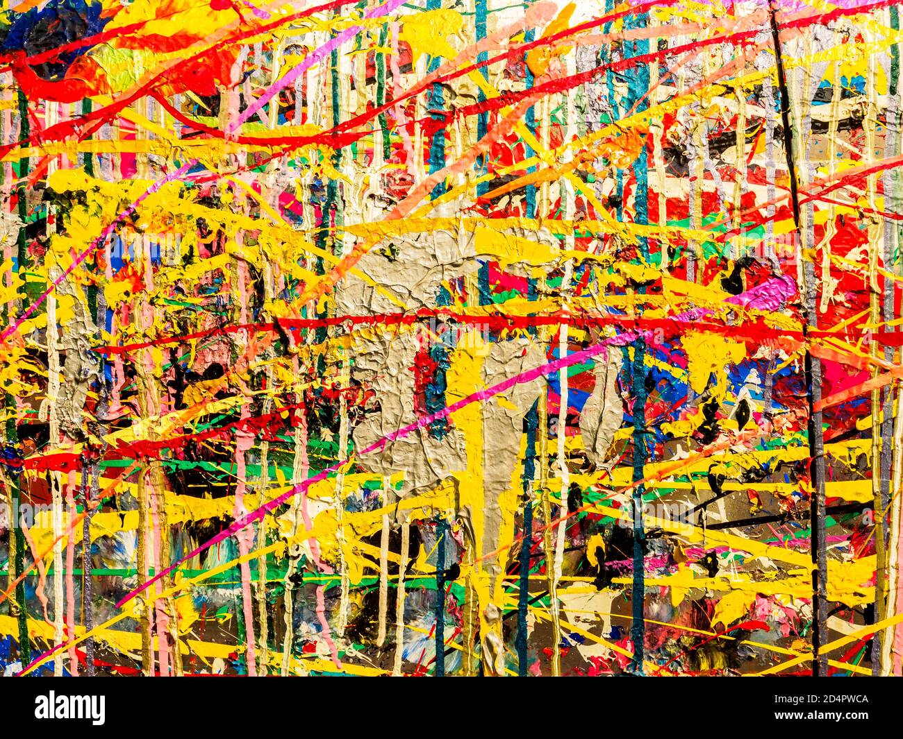 Abstract fragment of the oil color painted wall Stock Photo - Alamy