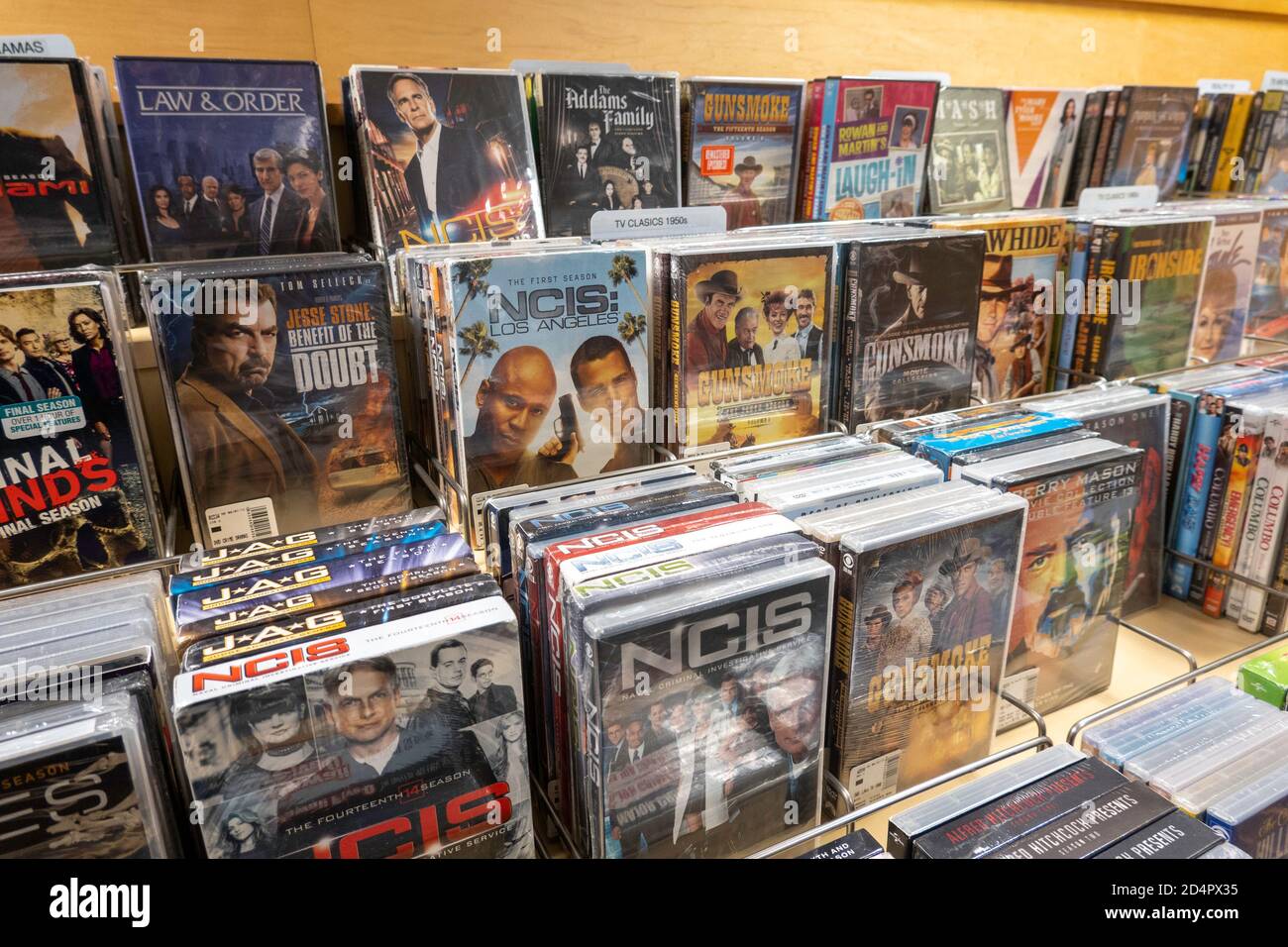 Barnes & Noble Booksellers DVD Display, NYC, USA Stock Photo Alamy
