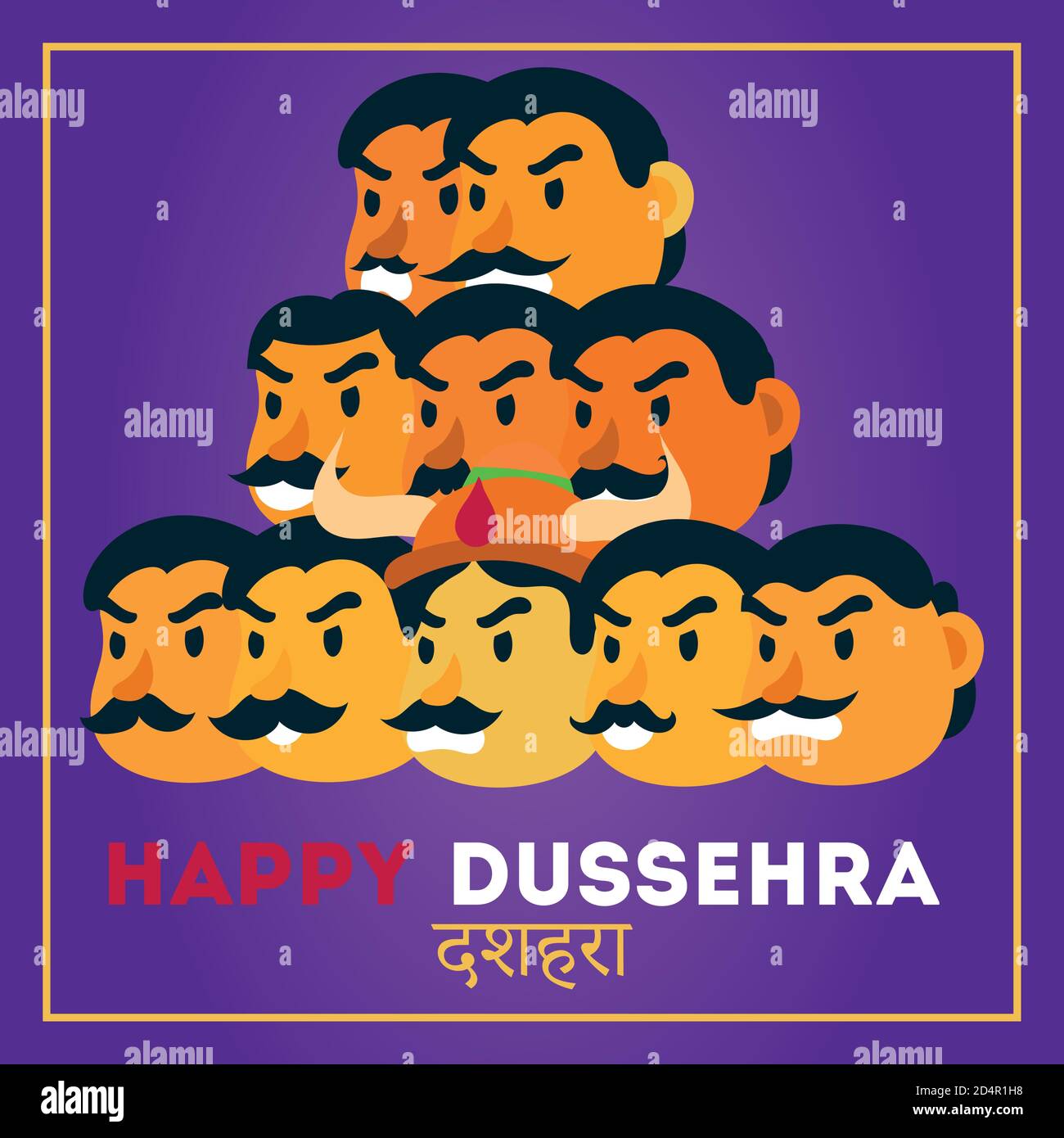 Happy Dussehra Celebration With Demon Ravana Of Ten Heads Square Frame Vector Illustration Design Stock Vector Image Art Alamy https www alamy com happy dussehra celebration with demon ravana of ten heads square frame vector illustration design image381592884 html