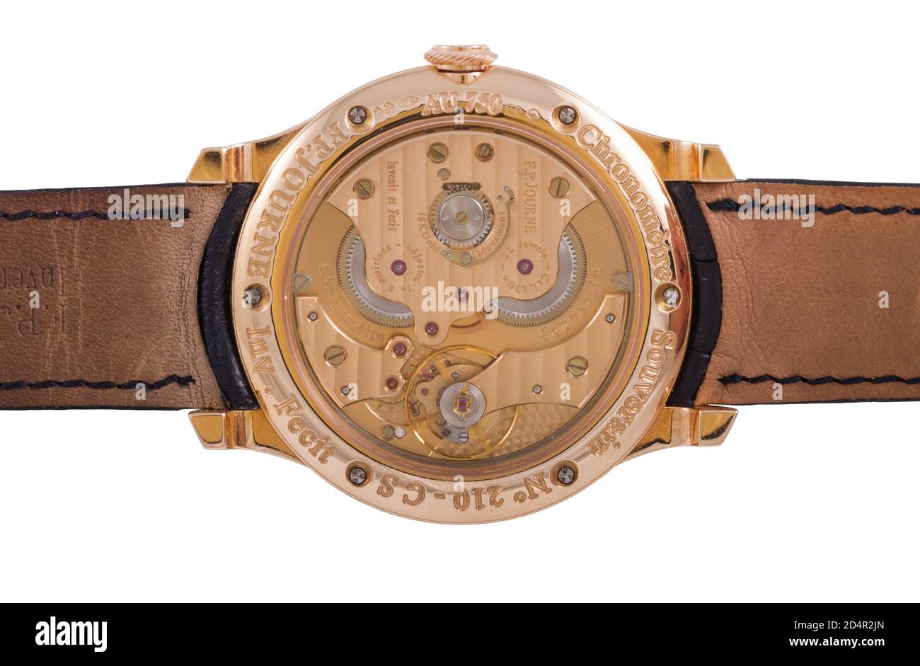 MANILA, PHILIPPINES Oct 08, 2020 Luxury watch isolated on white