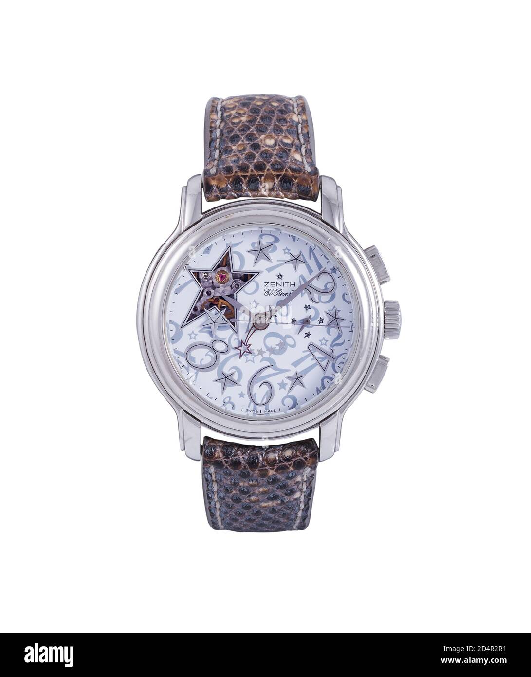 MANILA, PHILIPPINES Oct 08, 2020 Luxury watch isolated on white