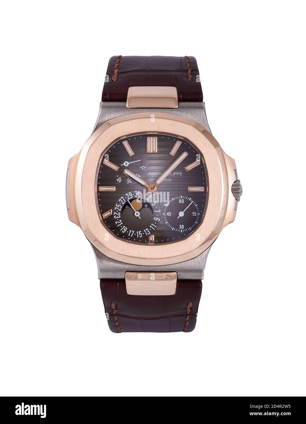 MANILA, PHILIPPINES Oct 08, 2020 Luxury watch isolated on white