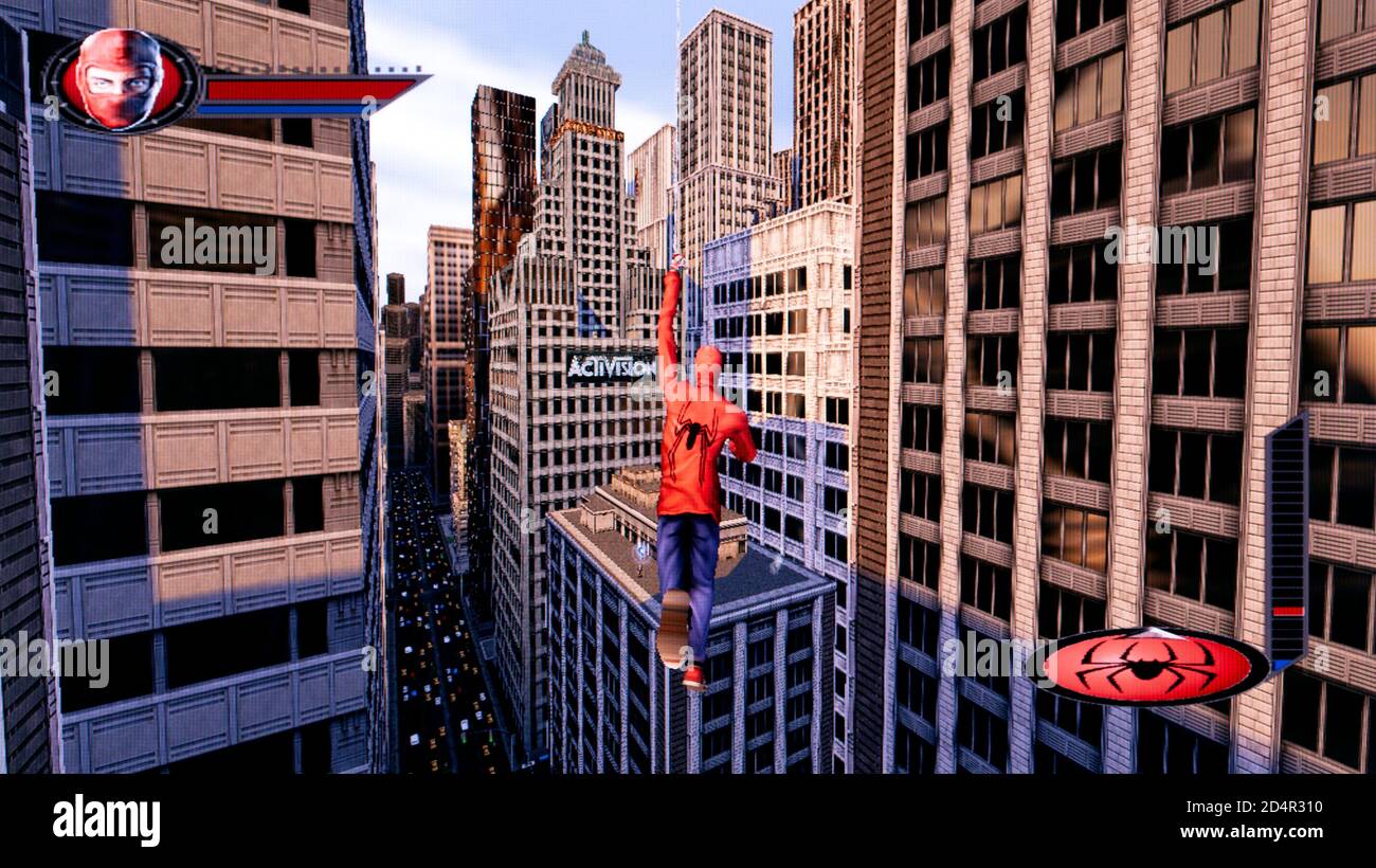 Spider-Man - Sony Playstation 2 PS2 - Editorial use only Stock Photo - Alamy