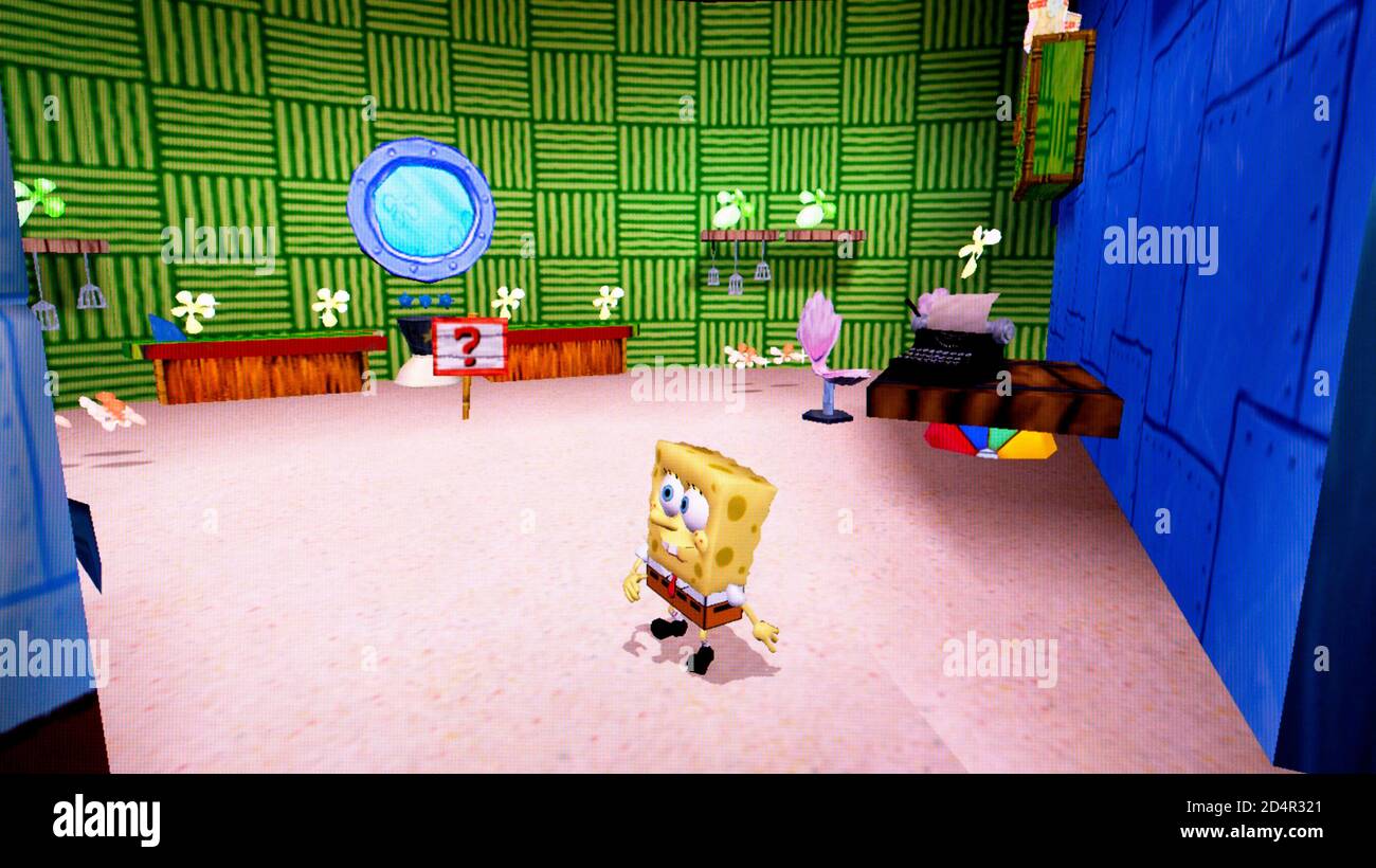 SpongeBob Squarepants - Battle for Bikini Bottom- Sony Playstation 2 PS2 -  Editorial use only Stock Photo - Alamy