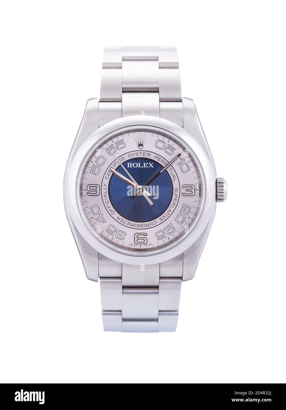 MANILA, PHILIPPINES Oct 08, 2020 Luxury watch isolated on white