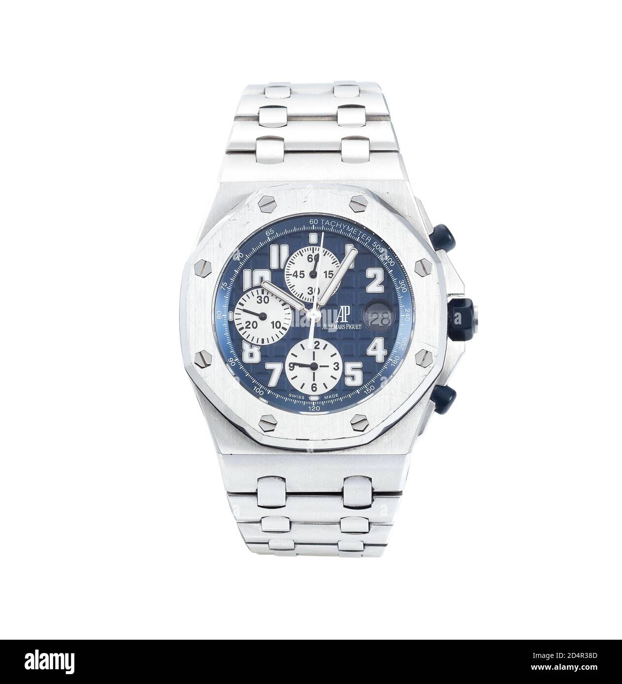 MANILA, PHILIPPINES Oct 08, 2020 Luxury watch isolated on white