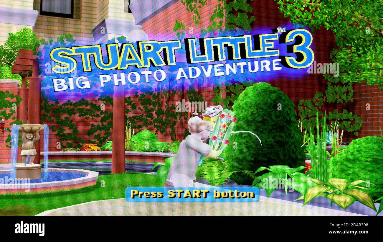 Stuart Little 3 - Big Photo Adventure - Sony Playstation 2 PS2 - Editorial  use only Stock Photo - Alamy