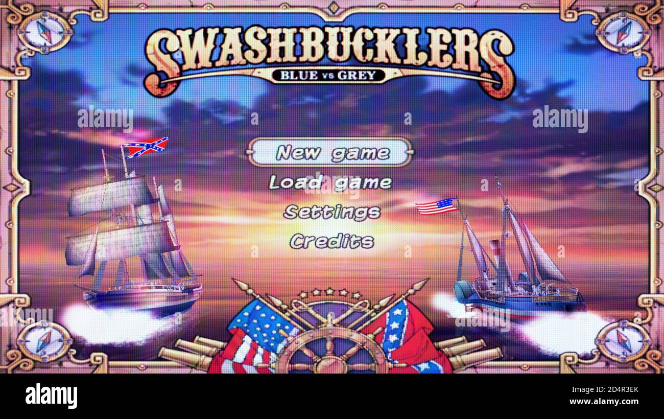 Swashbucklers Blue Vs Grey Sony Playstation 2 Ps2 Editorial Use Only Stock Photo Alamy
