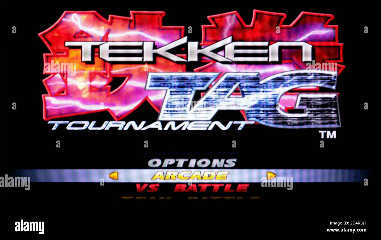 Tekken Tournament Sony Playstation 2 Ps2 Editorial Use Only Stock Photo Alamy