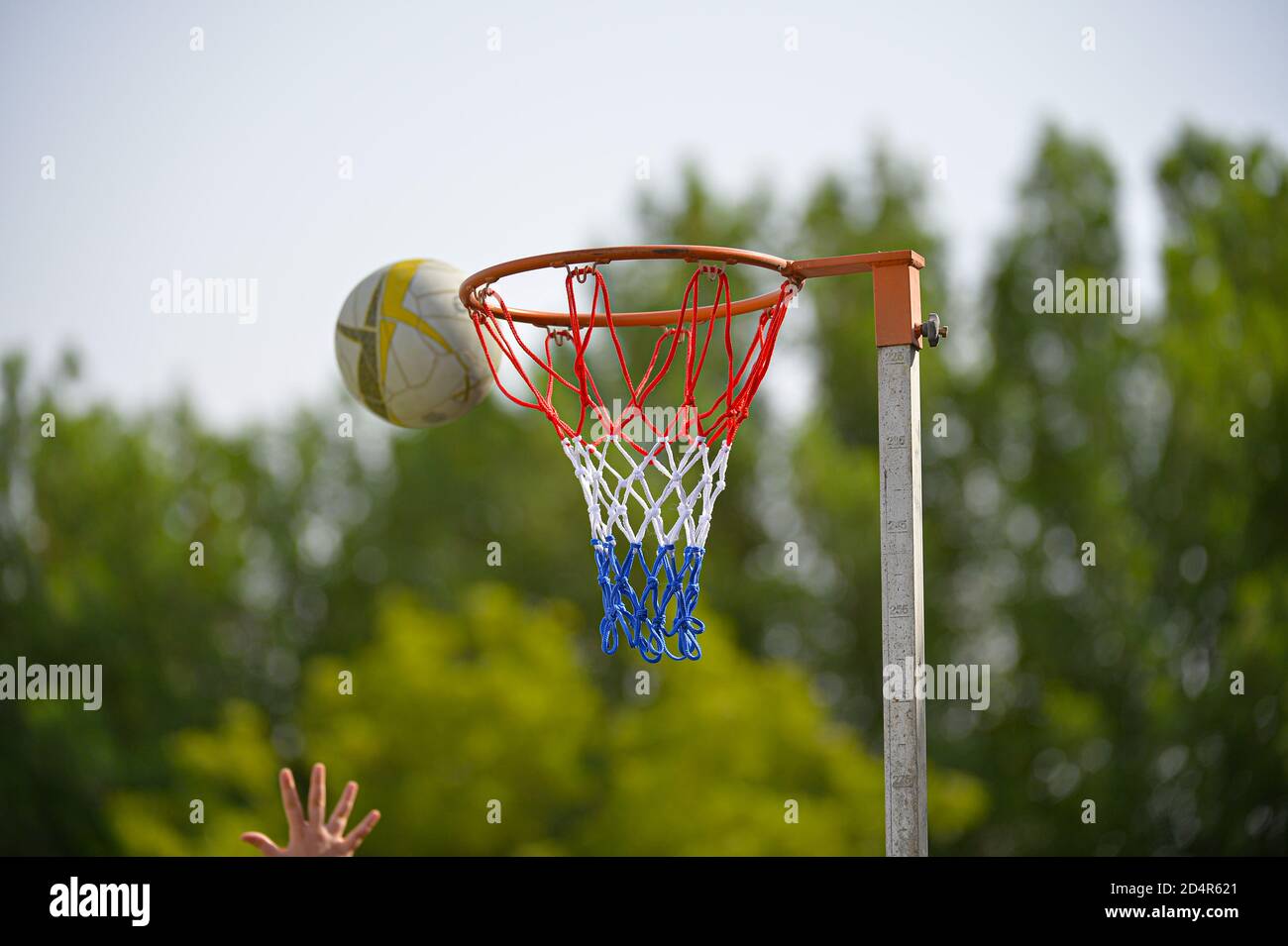 Netball being played Stock Photo