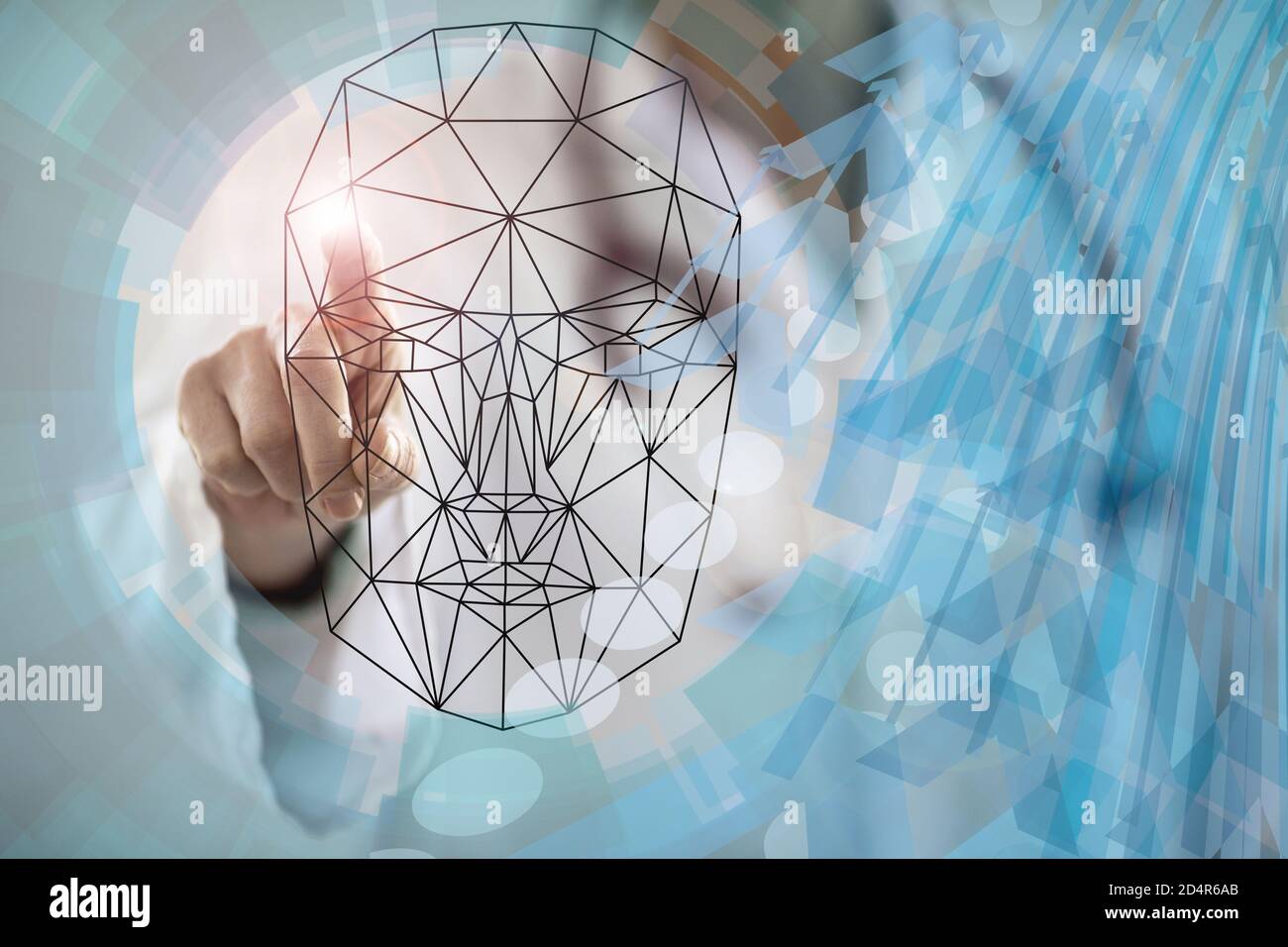 Artificial intelligence, conceptual illustration. Stock Photo