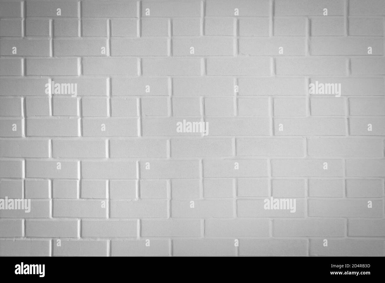 White brick wall background for design Stock Photo - Alamy