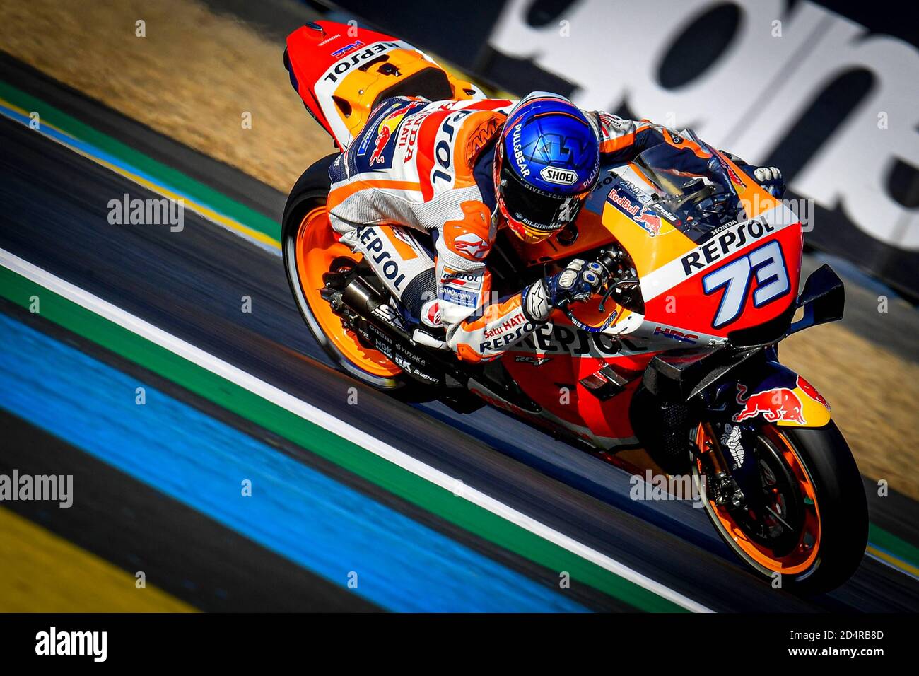 Le Mans, France. 10th Oct, 2020. Qualifying for MotoGP Shark Helmets Grand  Prix de France at Le Mans Circuit. October 10, 2020 Clasificacion del Gran  Premio Shark Helmets de Francia de MotoGP