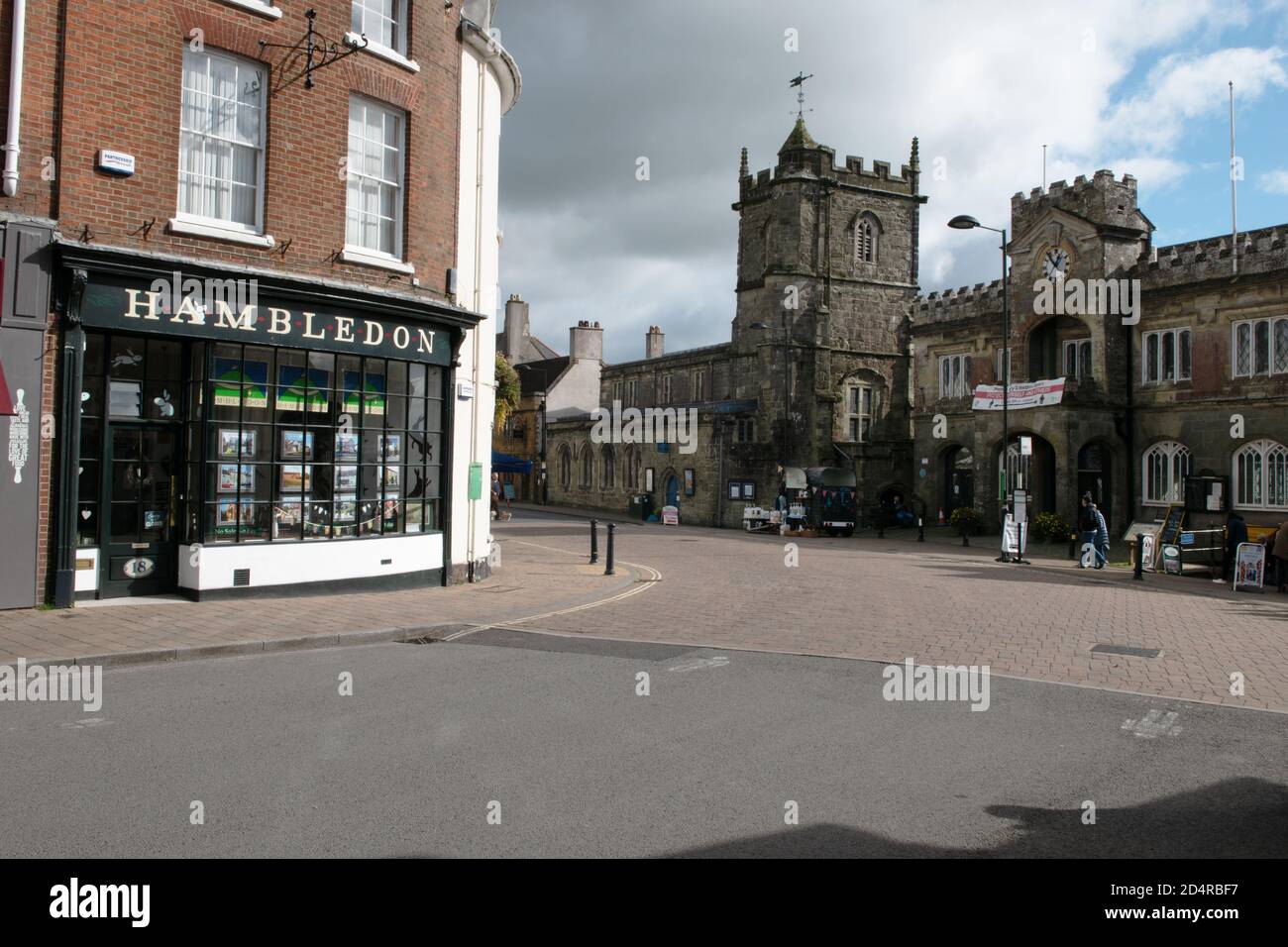 Shaftsbury Town Centre, Dorset, England Stock Photo Alamy