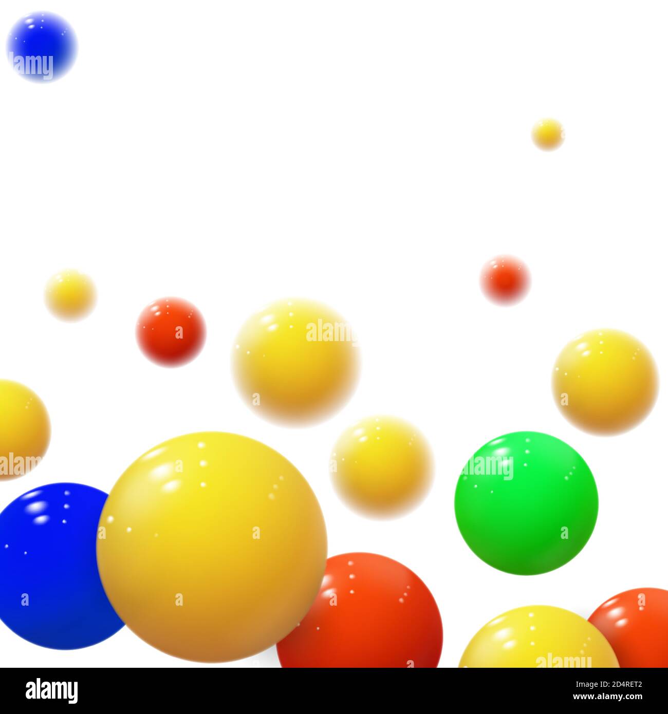 Soft spheres. Plastic bubbles. Glossy balls Stock Vector Image & Art