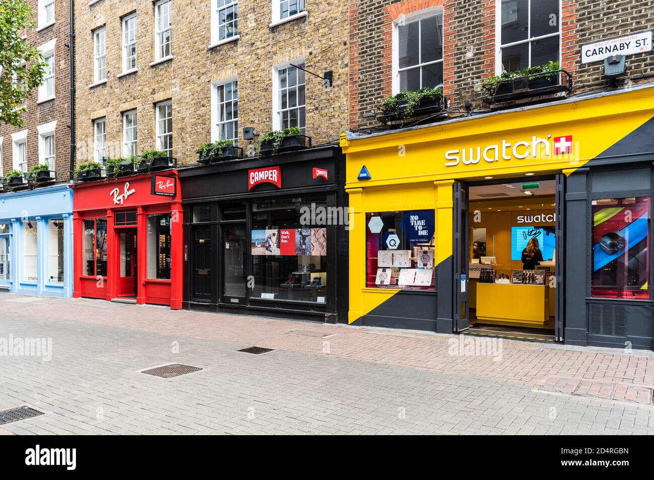 Colorful shop front in Carnaby street, London Stock Photo Alamy