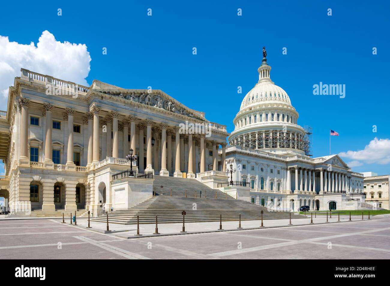 The US House of Representatives and the Capitol at Washington DC Stock ...