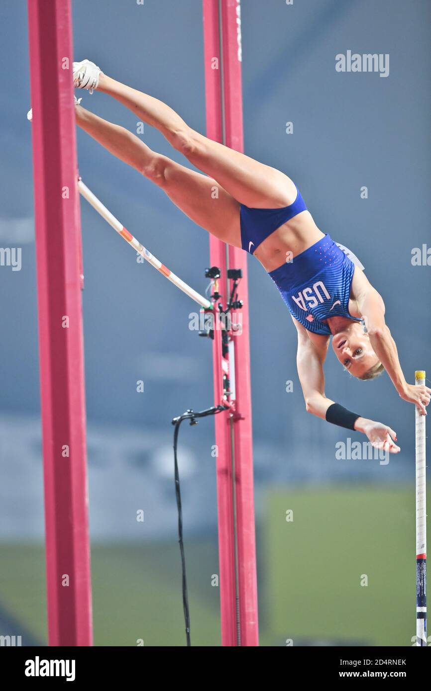 Katie Nageotte (USA). Pole Vault Women finals. IAAF World Athletics