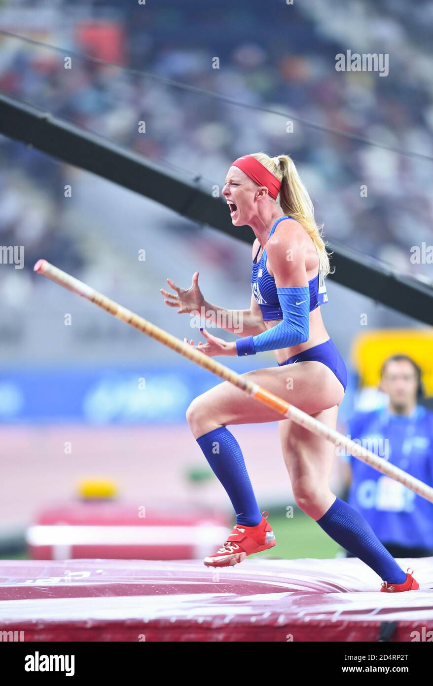 Sandi Morris (USA). Pole Vault Women Silver Medal. IAAF World Athletics