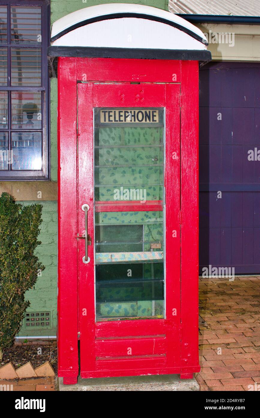 Old phone box Stock Photo Alamy