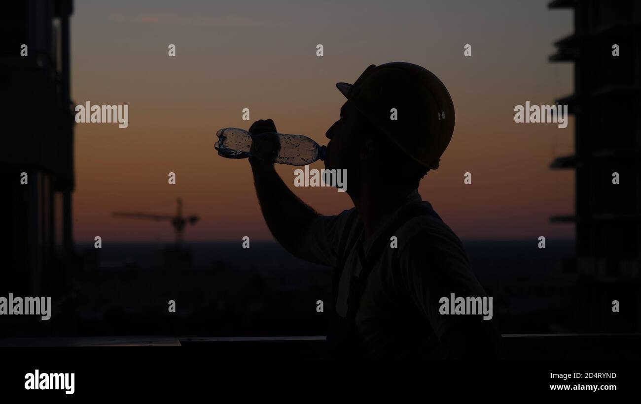 Entrepreneur drinking water from hi-res stock photography and images ...