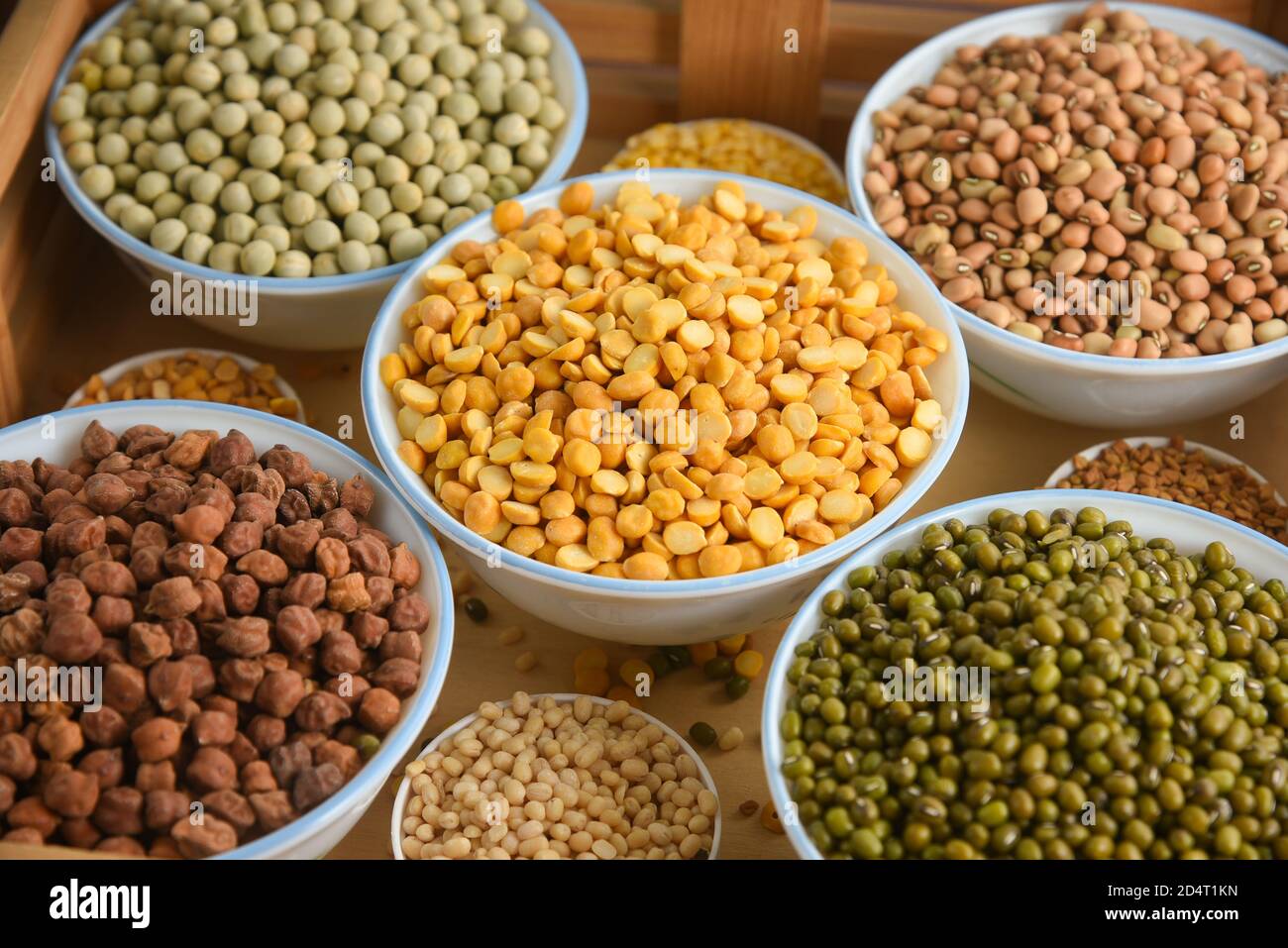 Various sources of vegetable protein beans, lentils, peas, chickpeas