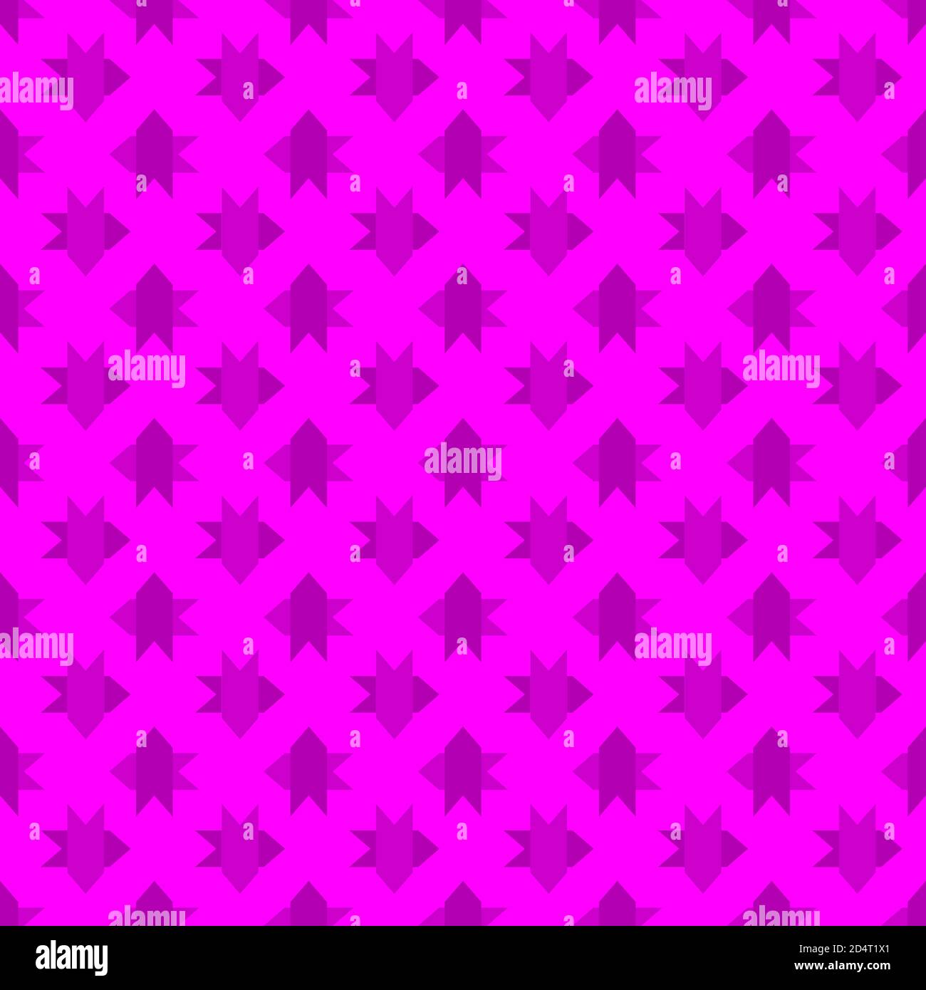 Seamless abstract arrow pattern on pink background. Vector image Stock Vector
