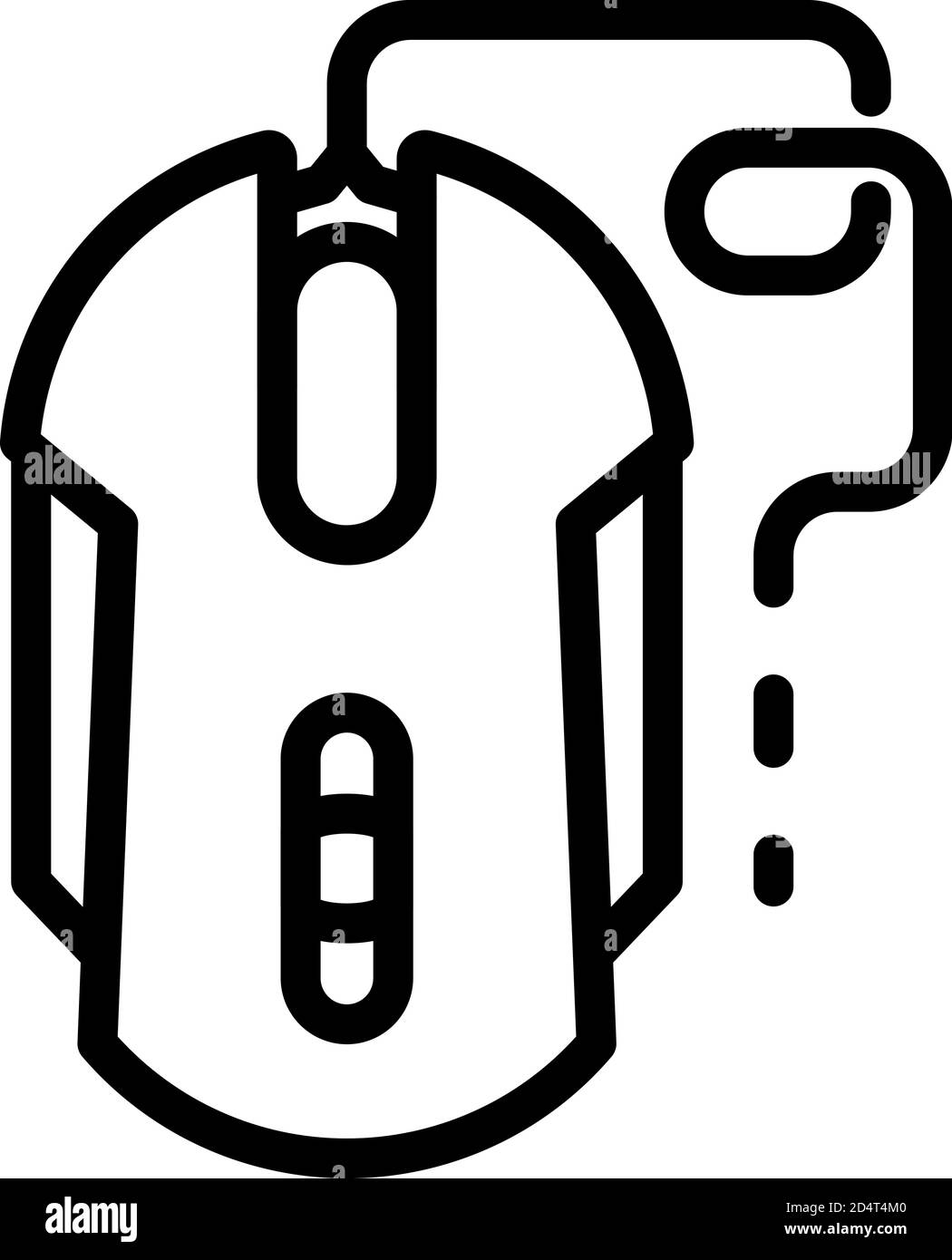 Stream gaming mouse icon, outline style Stock Vector Image & Art Alamy