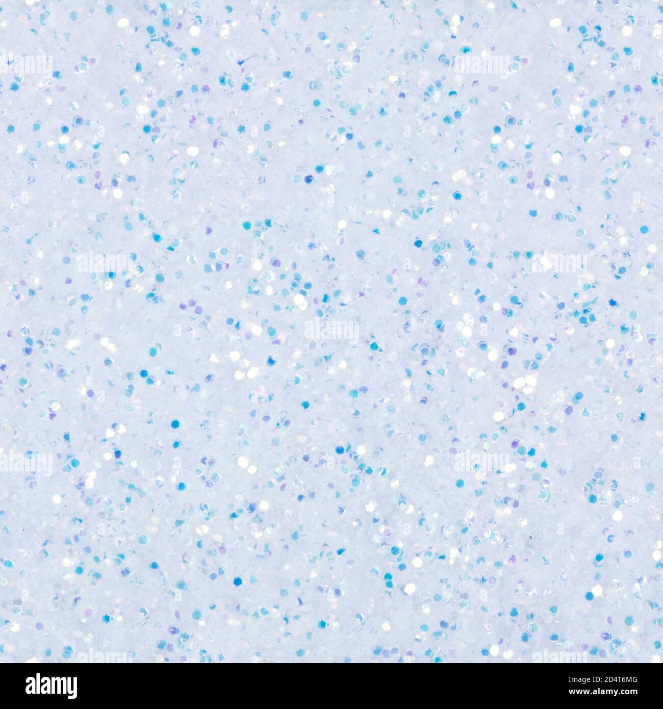 Light blue holographic glitter, sparkle confetti texture. Christmas