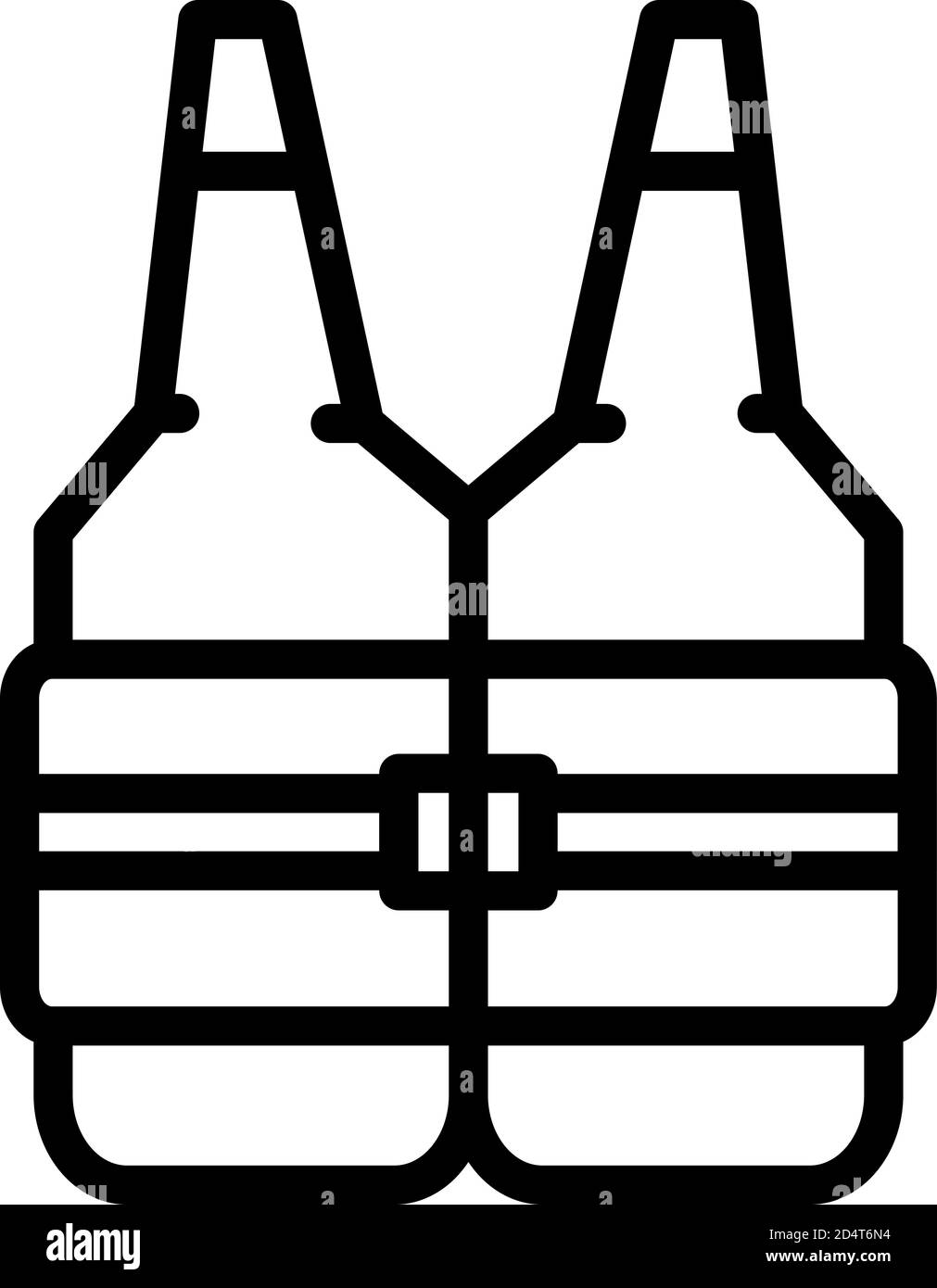 Rescuer vest icon, outline style Stock Vector Image & Art - Alamy