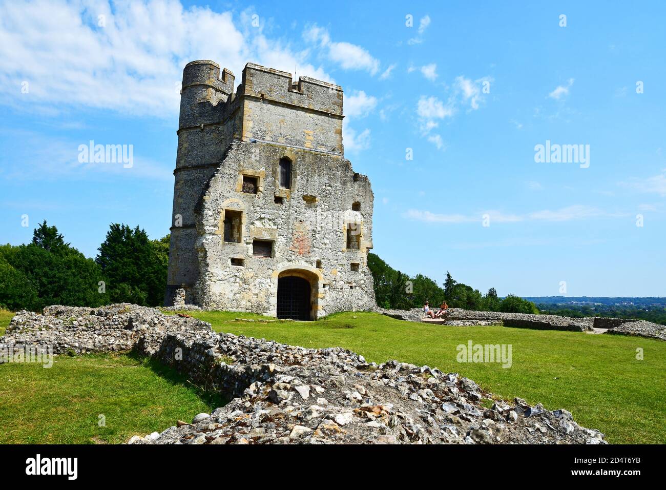 Donnington Castle, Donnington, West Berkshire, UK Stock Photo
