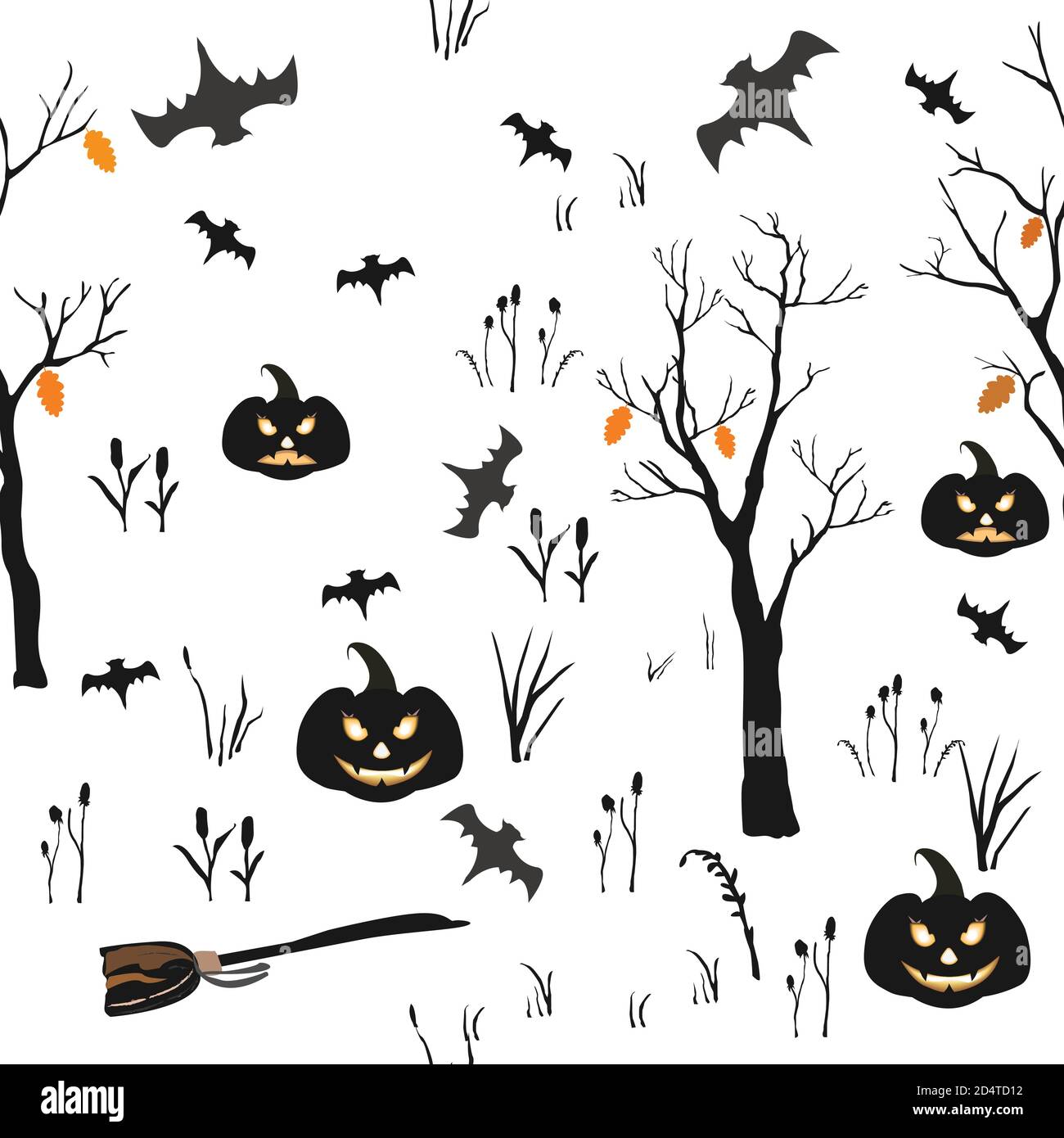 Halloween Element Set. Vector Illustration Stock Vector Image & Art - Alamy