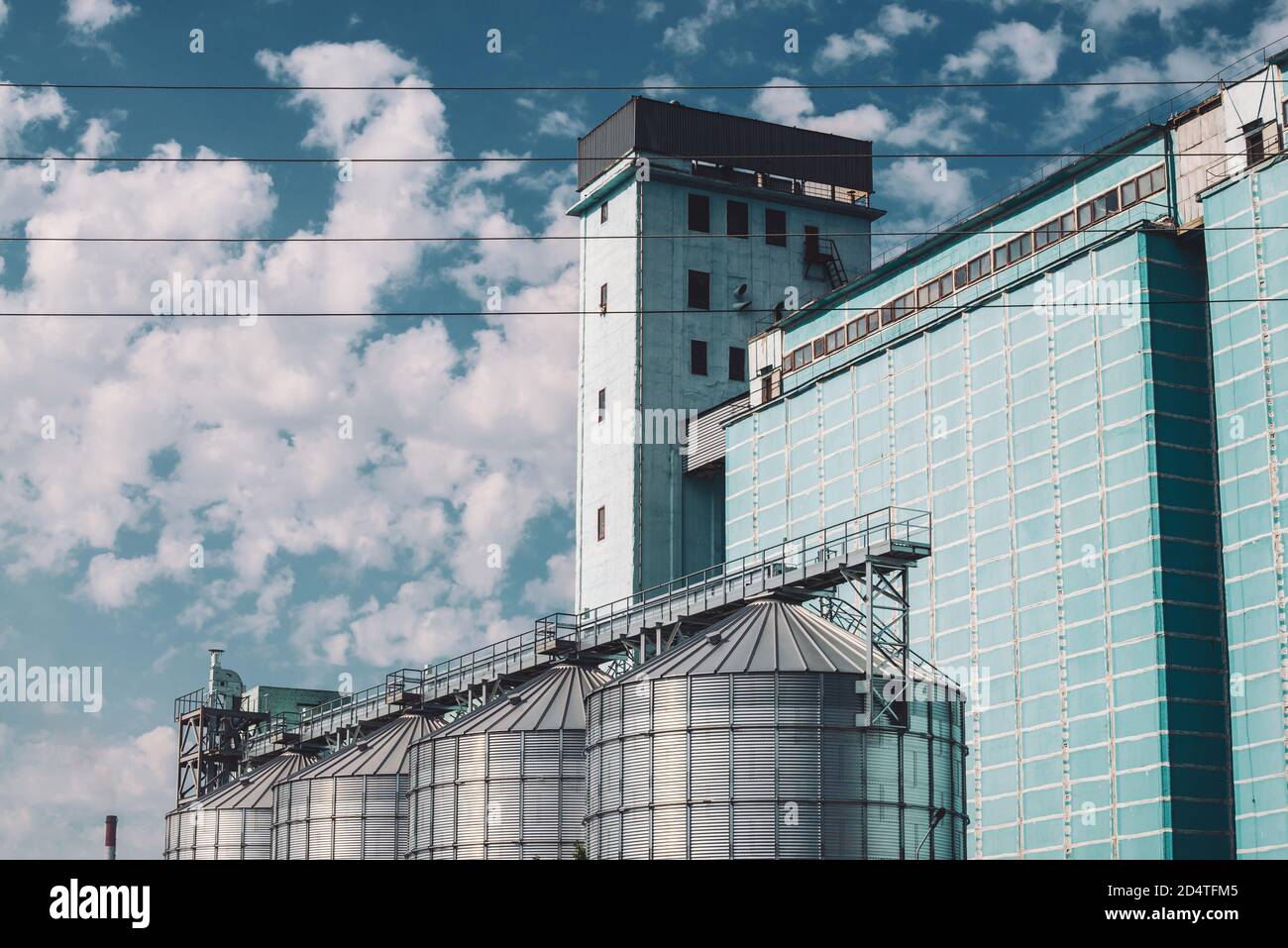 Agricultural Silos. Storage And Drying Of Grains, Wheat, Corn, Soy 