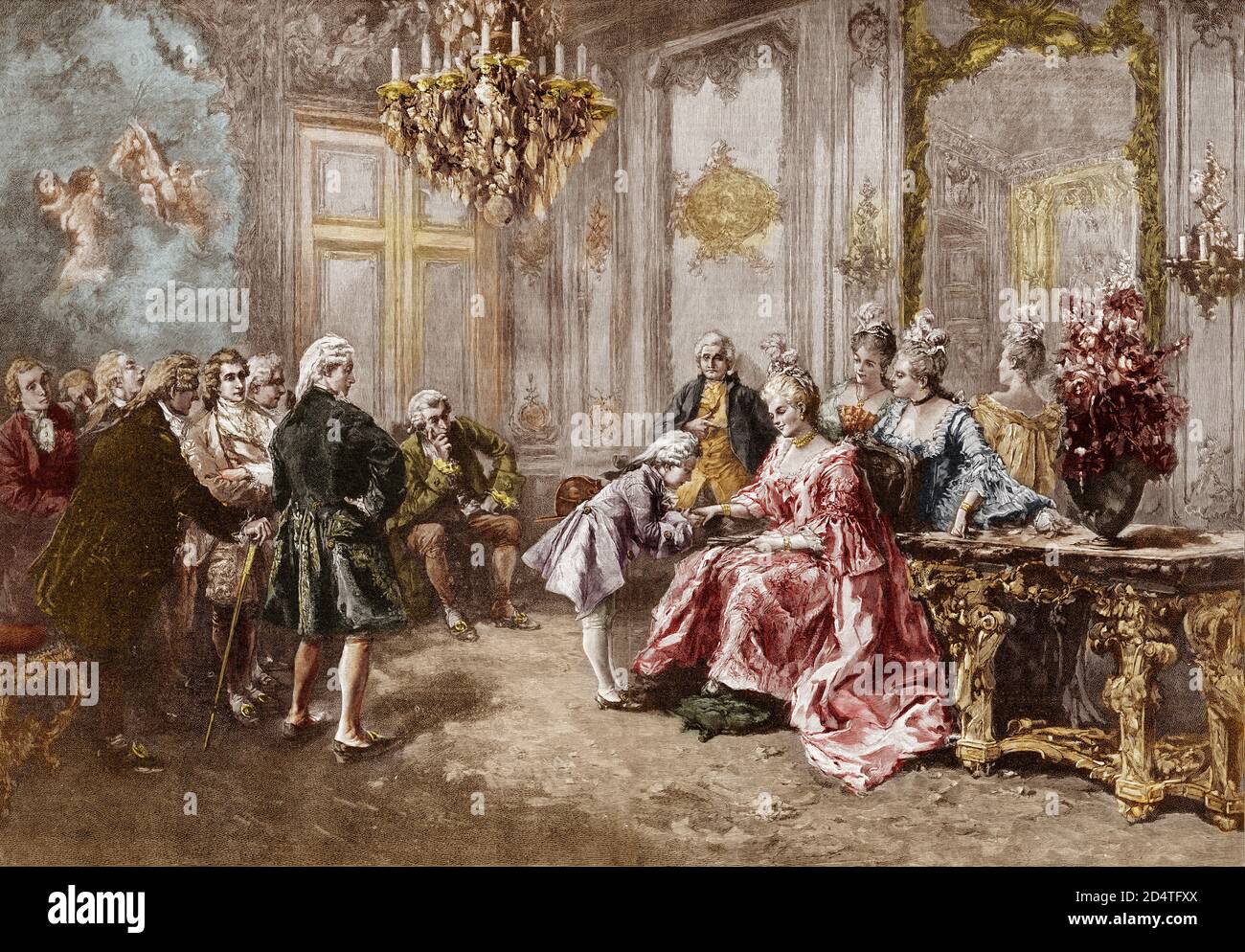 Wolfgang Amadeus Mozart with Madame Pompadour Concert tour of the