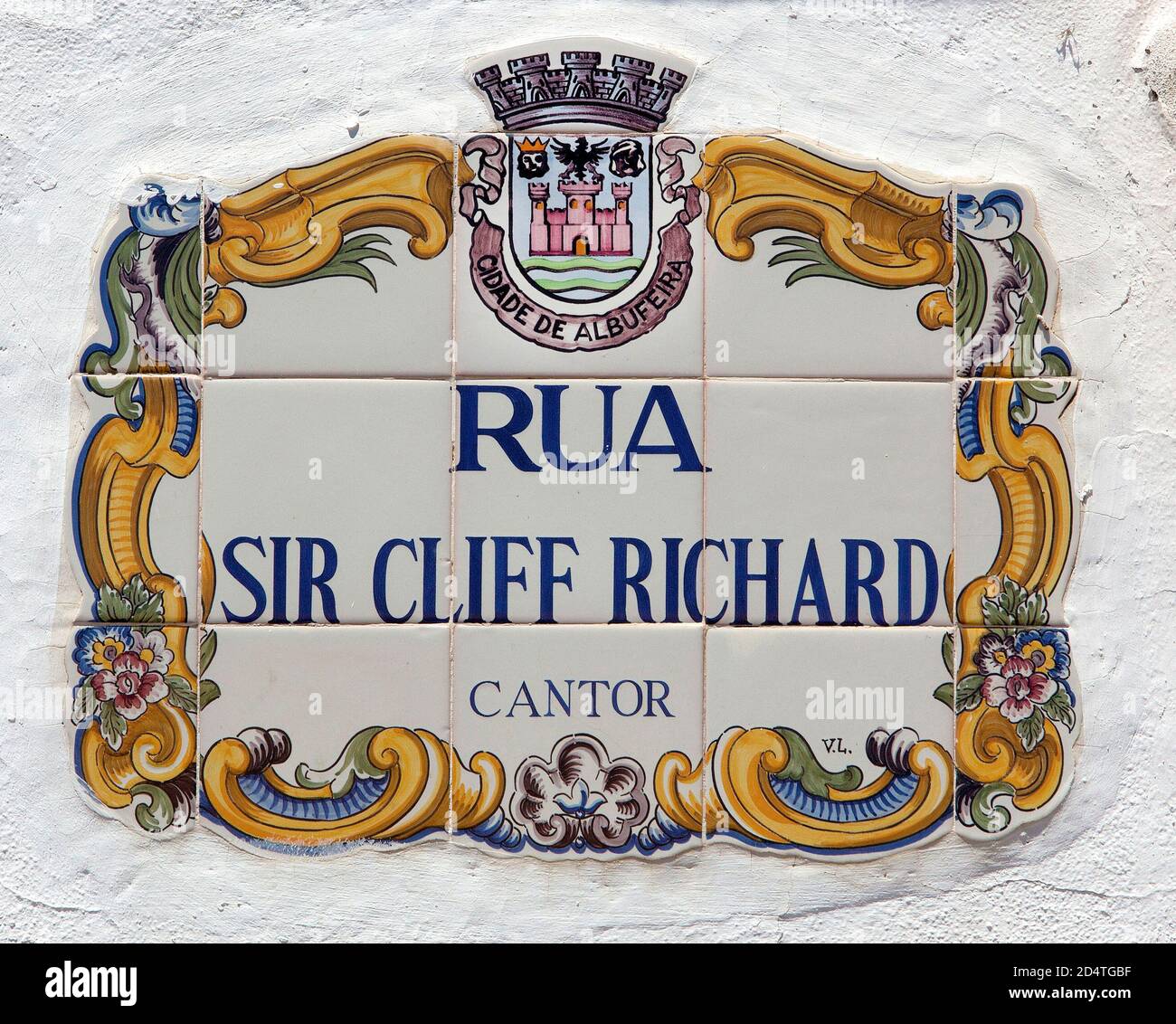 Cliff Richard's winery Adega Do Cantor in Guia,Algarve,Portugal Stock Photo