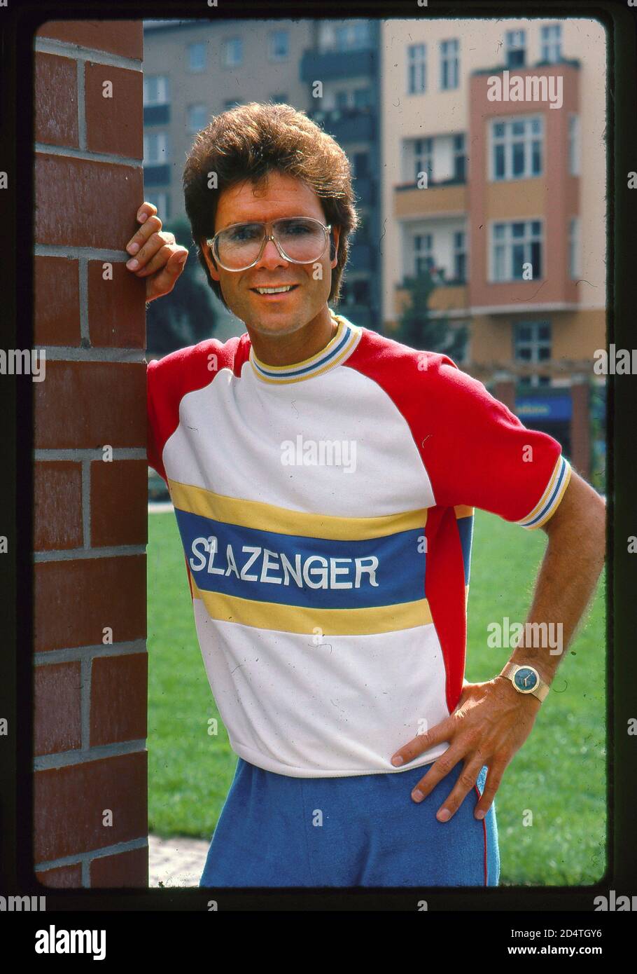 Clif Richard in Berlin in the 80s. Stock Photo