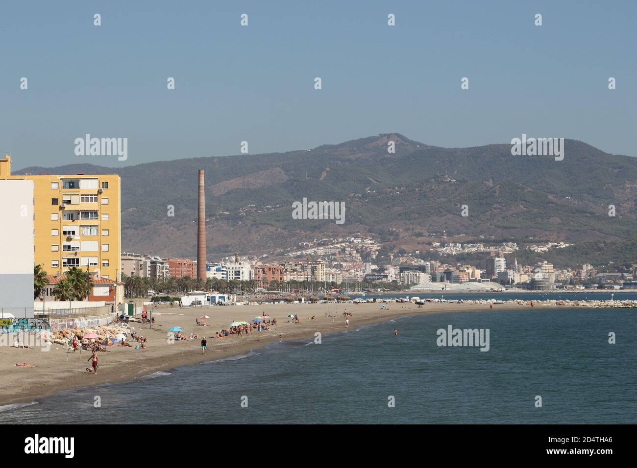 Sacaba beach. West of Málaga, Andalusia, Spain. Stock Photo